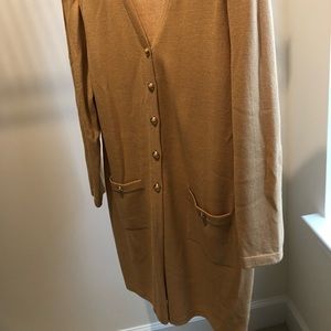St. John long duster style sweater